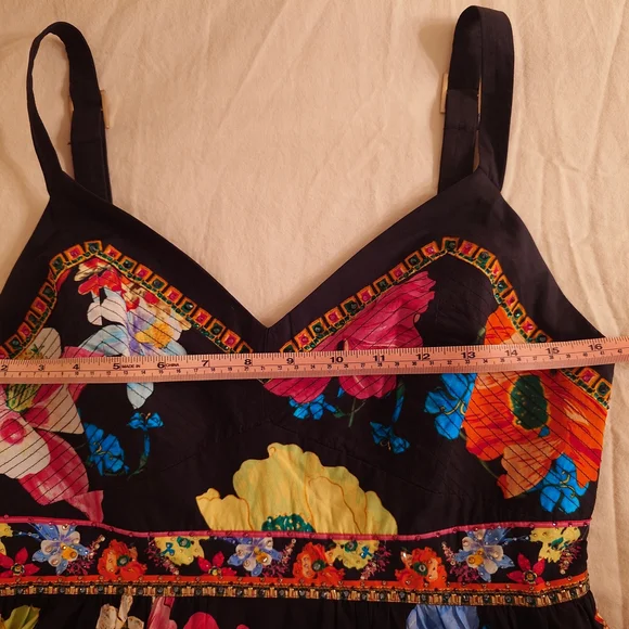 NWOT Stunning Camilla "Away With the Fairies" Floral Maxi Dress M Embellished - Picture 11 of 17